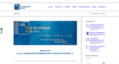 Desktop Screenshot of lag-selbsthilfe-nrw.de
