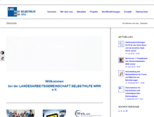 Tablet Screenshot of lag-selbsthilfe-nrw.de
